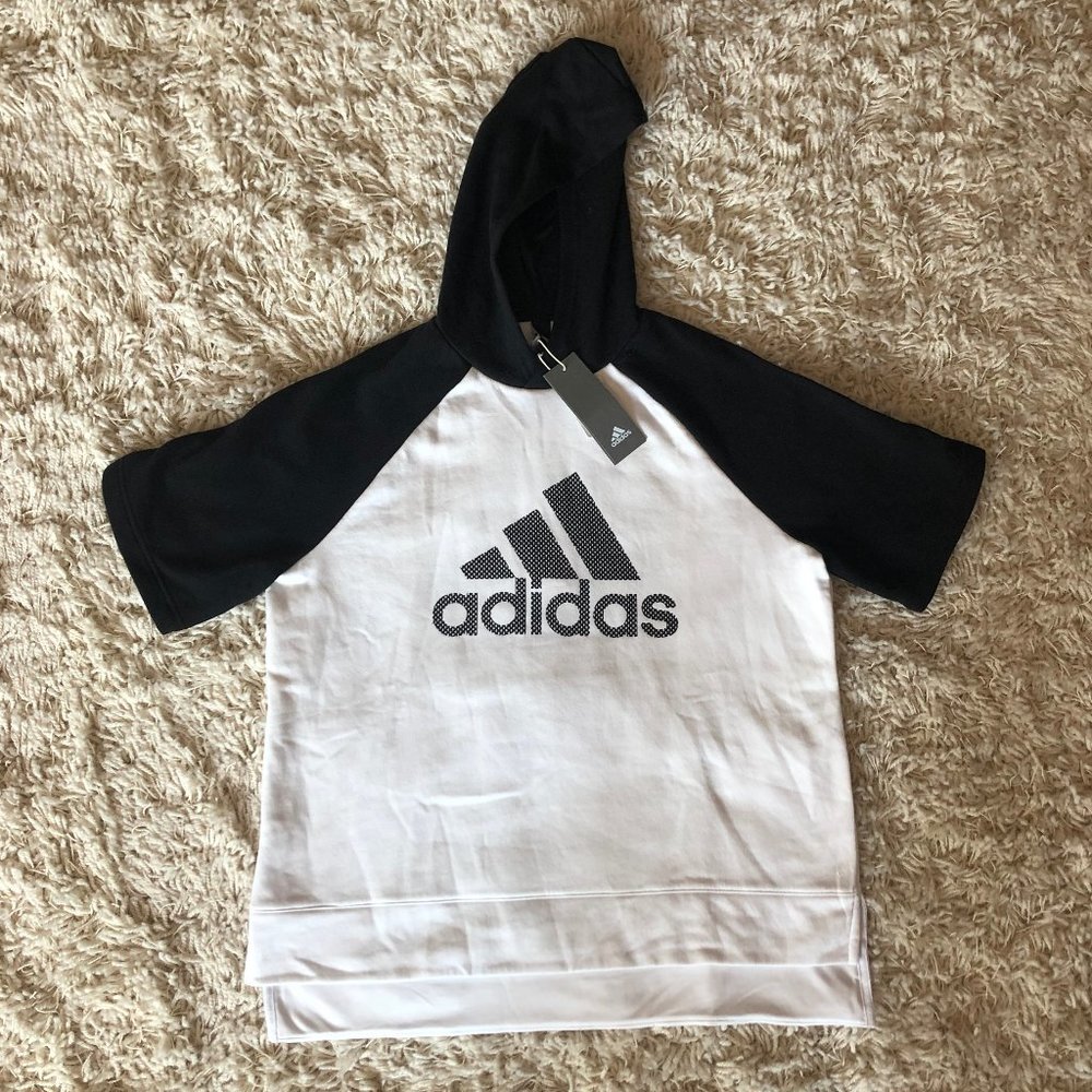 NEW** Adidas Short Sleeve Hoodie